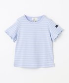 【組曲 / KIDS/KUMIKYOKU】の【110-140cm】半袖ボーダー Tシャツ ミントグリーン×サックスブルー|ID: prp329100003176769 ipo3291000000029389873