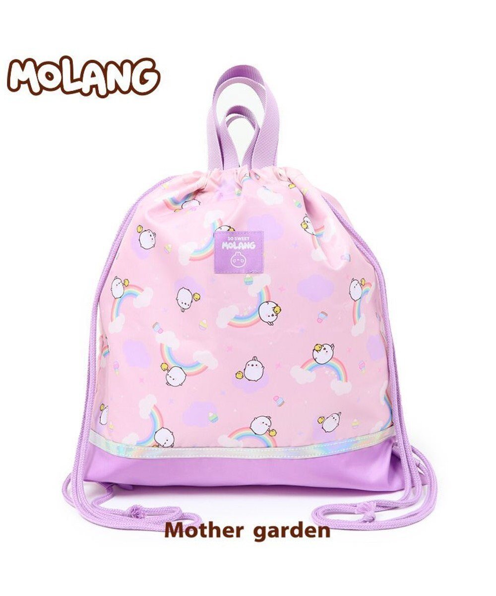 【マザーガーデン/Mother garden / KIDS】のマザーガーデン MOLANG モラン お着替巾着 虹柄 人気、トレンドファッション・服の通販 founy(ファニー) 　ファッション　Fashion　キッズファッション　KIDS　ガーデン　Garden　ポケット　Pocket　リュック　Ruck Sack　ループ　Loop　入学式　Entrance Ceremony　巾着　Purse　 other-1|ID: prp329100003176779 ipo3291000000029389950