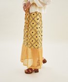【グレース コンチネンタル/GRACE CONTINENTAL】のキカ刺繍ロングスカート オレンジ|ID:prp329100003185576