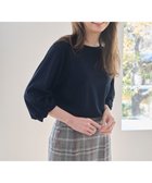 【エニィファム/any FAM】のツイストスリーブ トップス 人気、トレンドファッション・服の通販 founy(ファニー) ファッション Fashion レディースファッション WOMEN トップス・カットソー Tops/Tshirt シャツ/ブラウス Shirts/Blouses ロング / Tシャツ T-Shirts カットソー Cut and Sewn 春 Spring カットソー Cut And Sew スリーブ Sleeve ダブル Double ツイスト Twist デニム Denim バランス Balance フェイス Face S/S・春夏 Ss・Spring/Summer おすすめ Recommend 夏 Summer エレガント 上品 Elegant thumbnail ネイビー|ID: prp329100003192906 ipo3291000000029176684