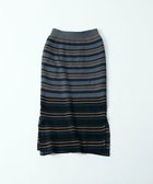 【トリコテ/Tricote】のBORDER SKIRT/ボーダースカート 95GRAY|ID: prp329100003202354 ipo3291000000029177414