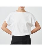 【エイトン/ATON】のSUVIN 60/2 キャップスリーブTシャツ WHITE|ID:prp329100003202420