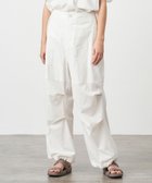 【エイトン/ATON】のMICRO SHRINK LAWN ミリタリーパンツ WARM WHITE (002)|ID:prp329100003202425