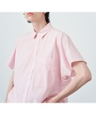 【エイトン/ATON】のMICRO SHRINK LAWN オーバーサイズシャツ PINK (012)|ID:prp329100003202426