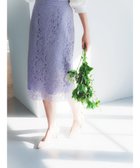 【イェッカ ヴェッカ/YECCA VECCA】のスカラップレースナロースカート Lavender (165)|ID:prp329100003205030
