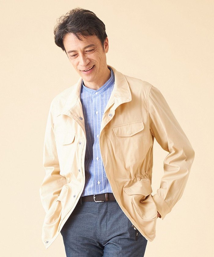 【ダックス/DAKS / MEN】のソフトタイプライタークロス スタンドカラーブルゾン インテリア・キッズ・メンズ・レディースファッション・服の通販 founy(ファニー) https://founy.com/ ファッション Fashion メンズファッション MEN アウター Coats Outerwear/Men ブルゾン Blouson/Jackets 春 Spring 軽量 Lightweight ジャケット Jacket スタンド Stand ストレッチ Stretch タイプライター Typewriter ドット Dot ドローコード Draw Cord ブルゾン Blouson 羽織 Haori メッシュ Mesh リラックス Relax S/S・春夏 Ss・Spring/Summer 夏 Summer |ID: prp329100003207915 ipo3291000000027388855