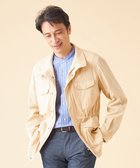 【ダックス/DAKS / MEN】のソフトタイプライタークロス スタンドカラーブルゾン ライトイエロー系|ID: prp329100003207915 ipo3291000000027388856