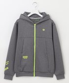 【ピーダブリュサーキュラス/PW CIRCULUS / MEN】の【MEN】【洗える/吸汗速乾/ストレッチ】ダンボール ロゴ ジップアップ パーカー ライトグレー系|ID: prp329100003207932 ipo3291000000027388987