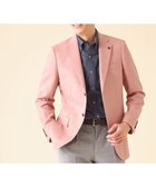 【ダックス/DAKS / MEN】のウールシルクリネンスラブツイル_ニューイントン ライトジャケット 人気、トレンドファッション・服の通販 founy(ファニー) ファッション Fashion メンズファッション MEN アウター Coats Outerwear/Men テーラードジャケット Tailored Jackets 2023年 2023 2023春夏・S/S Ss,Spring/Summer,2023 S/S・春夏 Ss・Spring/Summer シルク Silk ジャケット Jacket パターン Pattern フォルム Form リネン Linen 夏 Summer 春 Spring 軽量 Lightweight thumbnail ピンク系|ID: prp329100003207942 ipo3291000000027387879