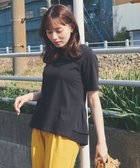 【フェルゥ/Feroux】の【UVケア】バックペプラムチュニック Tシャツ ブラック系|ID: prp329100003212747 ipo3291000000028395368