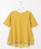 【フェルゥ/Feroux】の【UVケア】バックペプラムチュニック Tシャツ 黄緑系|ID: prp329100003212747 ipo3291000000028395372