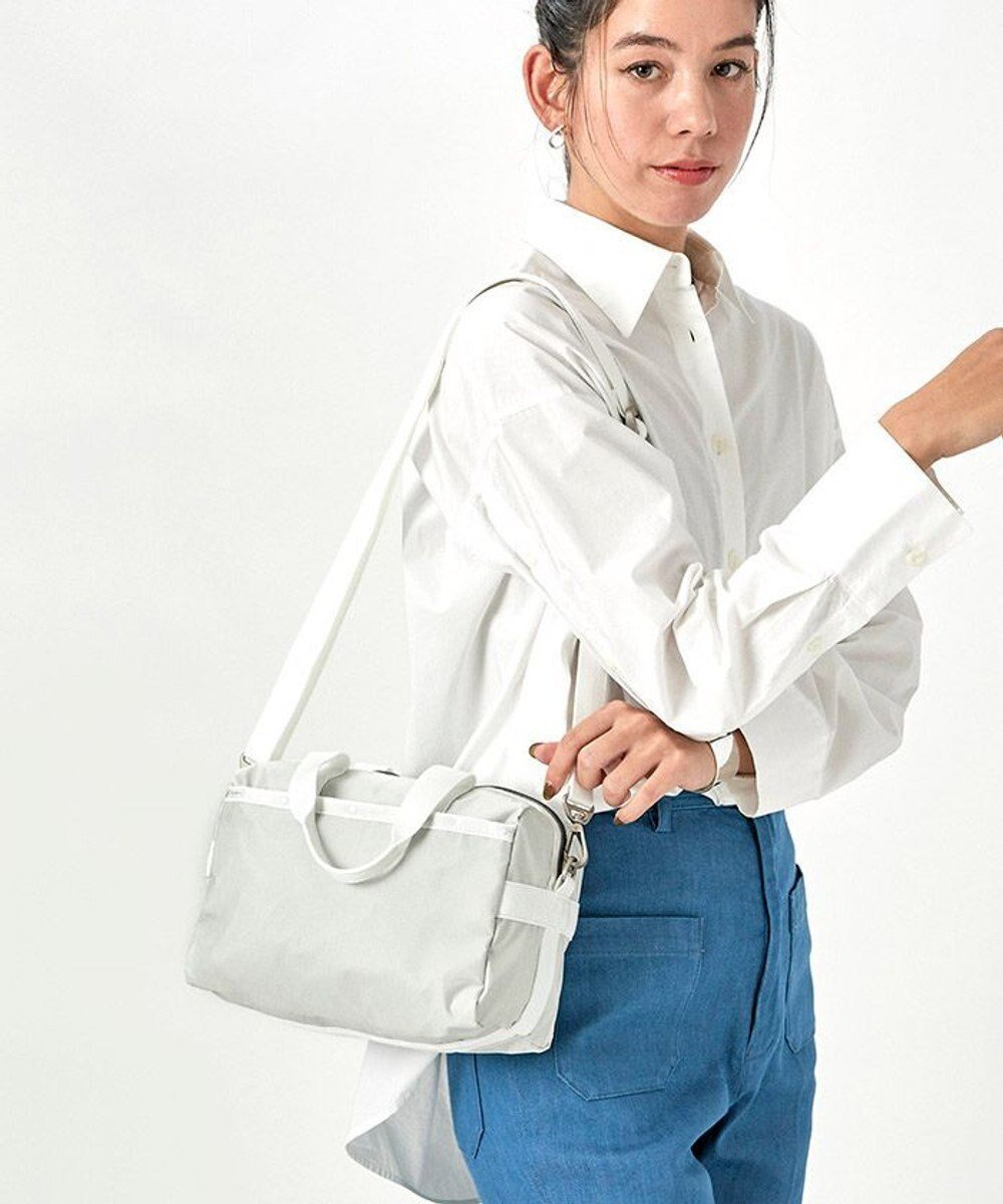 【レスポートサック/LeSportsac】のSMALL UPTOWN SATCHEL/ブランC 人気、トレンドファッション・服の通販 founy(ファニー) 　ファッション　Fashion　レディースファッション　WOMEN　コンパクト　Compact　軽量　Lightweight　シンプル　Simple　財布　Wallet　トラベル　Travel　定番　Standard　人気　Popularity　ハンドバッグ　Handbag　プリント　Print　ポケット　Pocket　無地　Plain Color　おすすめ　Recommend　旅行　Travel　 other-1|ID: prp329100003217960 ipo3291000000029253573