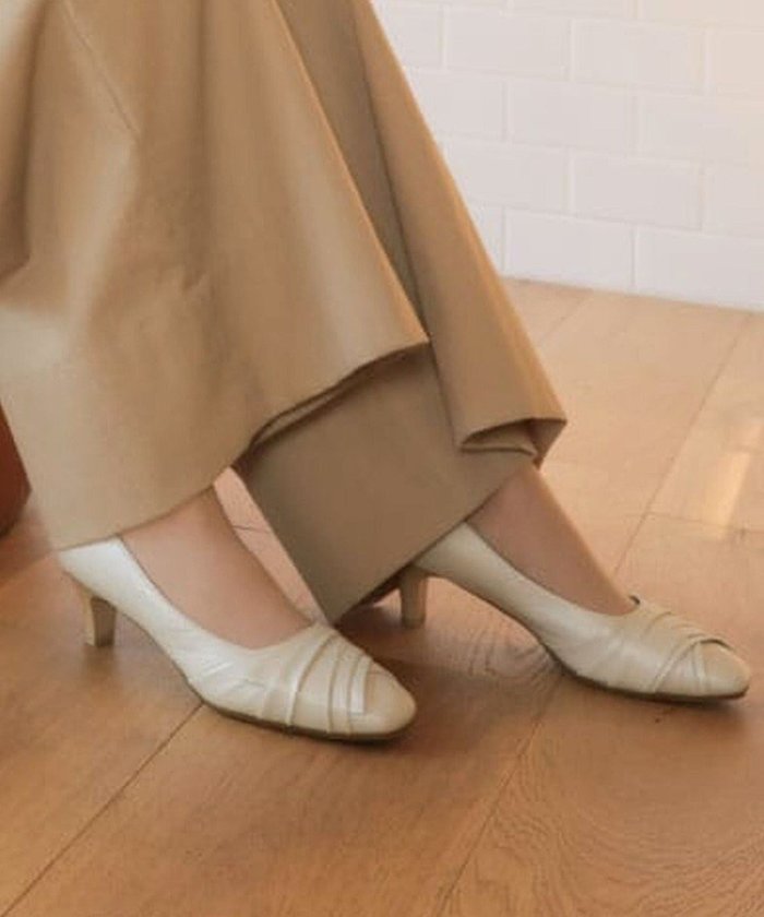 【リーガル フットコミュニティ/REGAL FOOT COMMUNITY】の【ビューフィット】A11Y ドレープデザインパンプス インテリア・キッズ・メンズ・レディースファッション・服の通販 founy(ファニー) https://founy.com/ ファッション Fashion レディースファッション WOMEN シューズ Shoes スクエア Square フィット Fit ベーシック Basic 日本製 Made In Japan |ID: prp329100003224111 ipo3291000000025908130