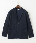 【ジョセフ アブード/JOSEPH ABBOUD / MEN】の【清涼感/軽い/洗える】 スラブギマニットジャケット ネイビー系|ID: prp329100003226954 ipo3291000000027387709