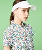 【23区 ゴルフ/NIJYUSANKU GOLF】の【WOMEN】【吸水速乾・UVケア】MOVEロゴ カノコ 半袖シャツ ホワイト系5|ID: prp329100003233717 ipo3291000000028651069