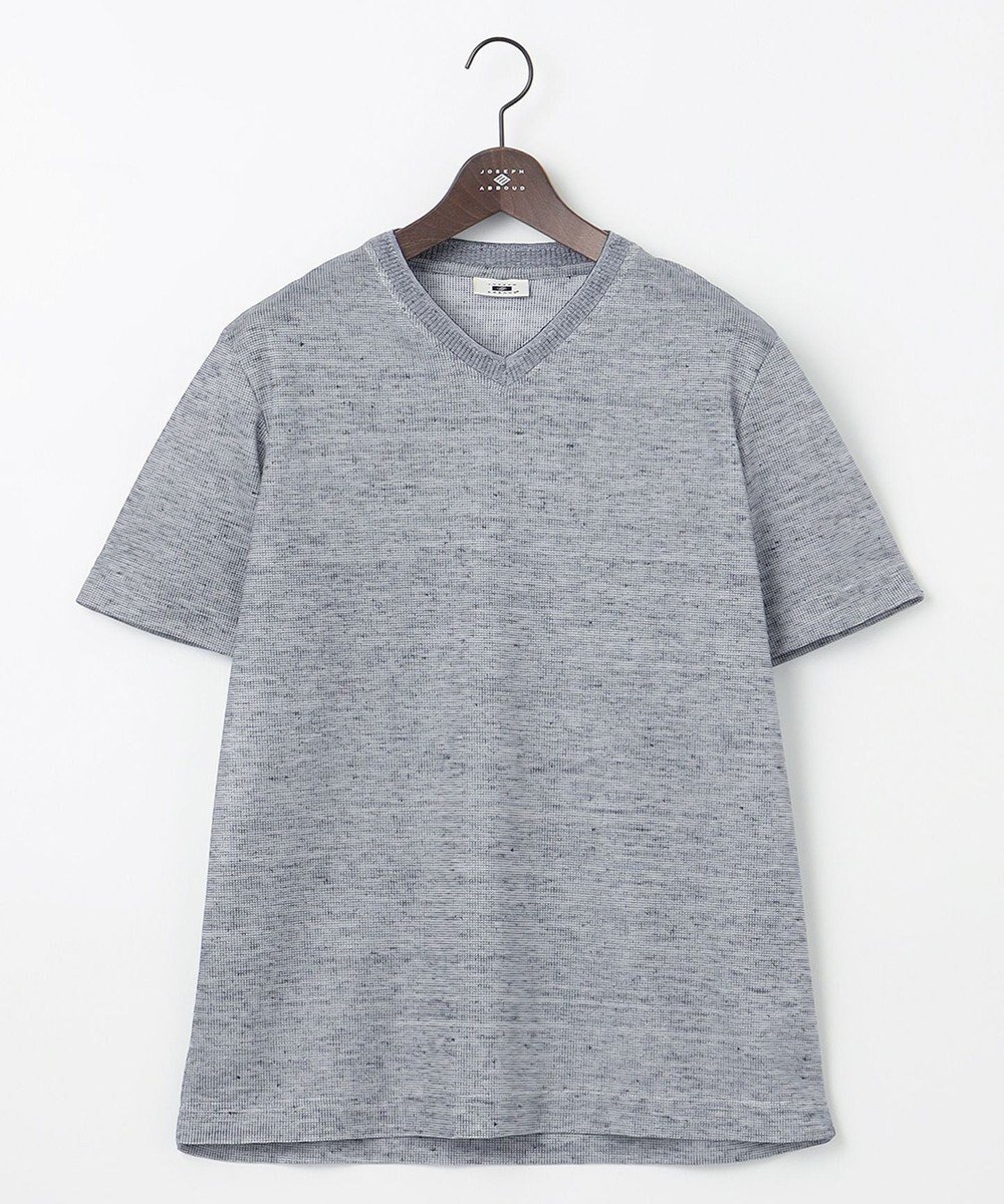 【ジョセフ アブード/JOSEPH ABBOUD / MEN】の【吸水速乾/軽量】リネンTOPピケ Tシャツ インテリア・キッズ・メンズ・レディースファッション・服の通販 founy(ファニー) 　ファッション　Fashion　メンズファッション　MEN　トップス・カットソー　Tops/Tshirt/Men　シャツ　Shirts　S/S・春夏　Ss・Spring/Summer　カットソー　Cut And Sew　シャンブレー　Chambray　シンプル　Simple　ジャージー　Jersey　フラット　Flat　フランス　France　リネン　Linen　エレガント 上品　Elegant　吸水　Water Absorption　夏　Summer　春　Spring　軽量　Lightweight　ブルー系|ID: prp329100003233734 ipo3291000000029090526