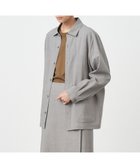 【エイトン/ATON】のKYOTO TSURIZOME LINEN シャツジャケット - UNISEX GRAY|ID:prp329100003236006