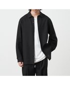【エイトン/ATON】のKYOTO TSURIZOME LINEN シャツジャケット - UNISEX BLACK|ID:prp329100003236006