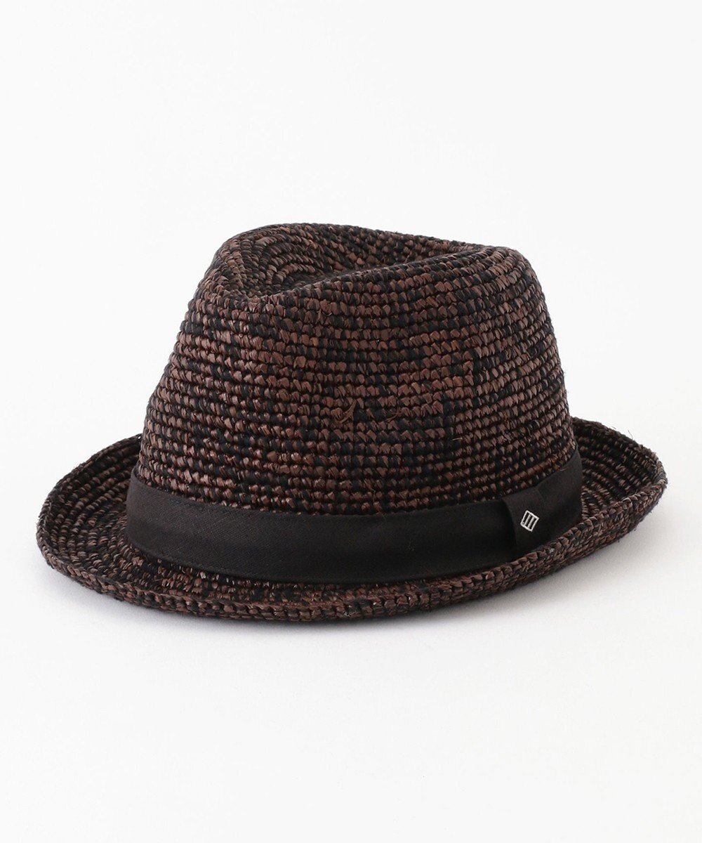 【ジョセフ アブード/JOSEPH ABBOUD / MEN】の【お洒落のアクセントに】ラフィアハット インテリア・キッズ・メンズ・レディースファッション・服の通販 founy(ファニー) 　ファッション　Fashion　メンズファッション　MEN　ラフィア　Raffia　人気　Popularity　帽子　Hat　軽量　Lightweight　ダークブラウン系|ID: prp329100003236011 ipo3291000000029850390