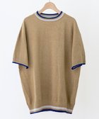 【コキュウ/COQ / MEN】の【洗える/ヘンプ素材/ドライタッチ】REVERT NATURE ショートスリーブニット ベージュ|ID: prp329100003243875 ipo3291000000029231064