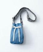 【トリコテ/Tricote】のRIB POUCH BAG/リブ巾着バッグ 31L.BLUE|ID: prp329100003252172 ipo3291000000029268133