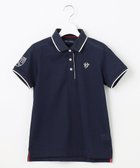 【23区 ゴルフ/NIJYUSANKU GOLF】の【WOMEN】ピラミッドカノコ 半袖ポロシャツ ネイビー系|ID: prp329100003257362 ipo3291000000028400219