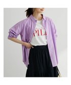 【グリーンパークス/Green Parks】の綿麻混レギュラーシャツ Purple (167)|ID:prp329100003269179