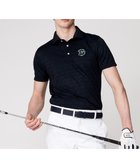 【23区 ゴルフ/23区GOLF / MEN】の【MEN】【吸水速乾・UVケア】ロゴジャガード 半袖ポロシャツ ネイビー系|ID: prp329100003269267 ipo3291000000029089337