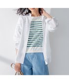 【23区/NIJYUSANKU】の【CLASSY. 9月号掲載/WEB限定カラーあり】LIBECO ベーシック シャツ ホワイト系|ID: prp329100003271669 ipo3291000000028399582