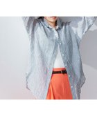 【23区/NIJYUSANKU】の【CLASSY. 9月号掲載/WEB限定カラーあり】LIBECO ベーシック シャツ ネイビーストライプ|ID: prp329100003271669 ipo3291000000028399585