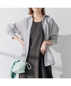 【23区/NIJYUSANKU】の【CLASSY. 9月号掲載/WEB限定カラーあり】LIBECO ベーシック シャツ ダークブラウンストライプ|ID: prp329100003271669 ipo3291000000028399587