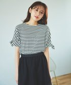 【フェルゥ/Feroux】の【UVケア】リボンスリーブドルマン Tシャツ ホワイト系1|ID: prp329100003271699 ipo3291000000028399293