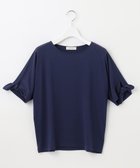 【フェルゥ/Feroux】の【UVケア】リボンスリーブドルマン Tシャツ ブルー系|ID: prp329100003271699 ipo3291000000028399296