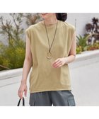 【エニィファム/any FAM】の【接触冷感/UVケア】ビューティベーシックノースリーブタックTシャツ ダークピスタチオ|ID: prp329100003271706 ipo3291000000028399321