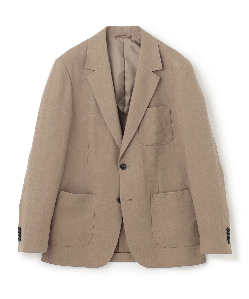 【ジョゼフ オム/JOSEPH HOMME / MEN】のBELGIUM LINEN TROPICAL JACKET インテリア・キッズ・メンズ・レディースファッション・服の通販 founy(ファニー) 　ファッション　Fashion　メンズファッション　MEN　アウター　Coats Outerwear/Men　テーラードジャケット　Tailored Jackets　S/S・春夏　Ss・Spring/Summer　ジャケット　Jacket　セットアップ　Set Up　パッチ　Patch　ポケット　Pocket　ラグジュアリー　Luxury　リゾート　Resort　リネン　Linen　夏　Summer　定番　Standard　春　Spring　ベージュ系|ID: prp329100003271757 ipo3291000000029089399