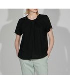 【ジョゼフ/JOSEPH】の【洗える】ライトスビン デザインTシャツ ブラック系|ID: prp329100003271797 ipo3291000000026654840