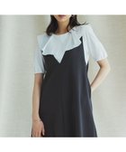 【23区/NIJYUSANKU】の【WEB限定】フレアコンビジャージー ラッフルカラー カットソー ホワイト系|ID: prp329100003271889 ipo3291000000028399902