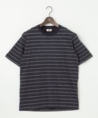 【ジョセフ アブード/JOSEPH ABBOUD / MEN】の【清涼感/吸水速乾】リネンハニカムボーダーTシャツ ネイビー系2|ID: prp329100003280295 ipo3291000000029089589