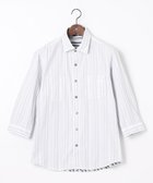 【ジョセフ アブード/JOSEPH ABBOUD / MEN】の【1枚で2通りの着こなし】オーガニックコットンリバーシブル 七分袖シャツ ホワイト系1|ID: prp329100003280303 ipo3291000000029088634