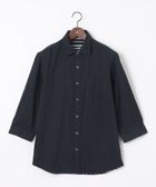 【ジョセフ アブード/JOSEPH ABBOUD / MEN】の【1枚で2通りの着こなし】オーガニックコットンリバーシブル 七分袖シャツ ネイビー系1|ID: prp329100003280303 ipo3291000000029088635