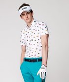 【23区 ゴルフ/23区GOLF / MEN】の【MEN】【UVケア/吸水速乾】マルチステッカープリント ポロシャツ ホワイト系5|ID: prp329100003280307 ipo3291000000029088664