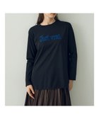 【イェッカ ヴェッカ/YECCA VECCA】のラウンドヘム長袖ロゴTee 人気、トレンドファッション・服の通販 founy(ファニー) ファッション Fashion レディースファッション WOMEN トップス・カットソー Tops/Tshirt シャツ/ブラウス Shirts/Blouses ロング / Tシャツ T-Shirts カットソー Cut and Sewn A/W・秋冬 Aw・Autumn/Winter・Fw・Fall-Winter カットソー Cut And Sew フロント Front ポケット Pocket ワンポイント One Point 長袖 Long Sleeve thumbnail Black|ID: prp329100003282099 ipo3291000000028351312