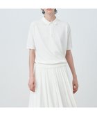 【エイトン/ATON】のRECYCLED FRESCA COTTON ポロシャツ WARM WHITE (002)|ID:prp329100003282112