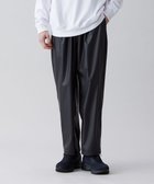 【アンフィーロ/UNFILO / MEN】の【ストレッチ】レザーライク ワイドパンツ ブラック|ID: prp329100003282193 ipo3291000000029088681