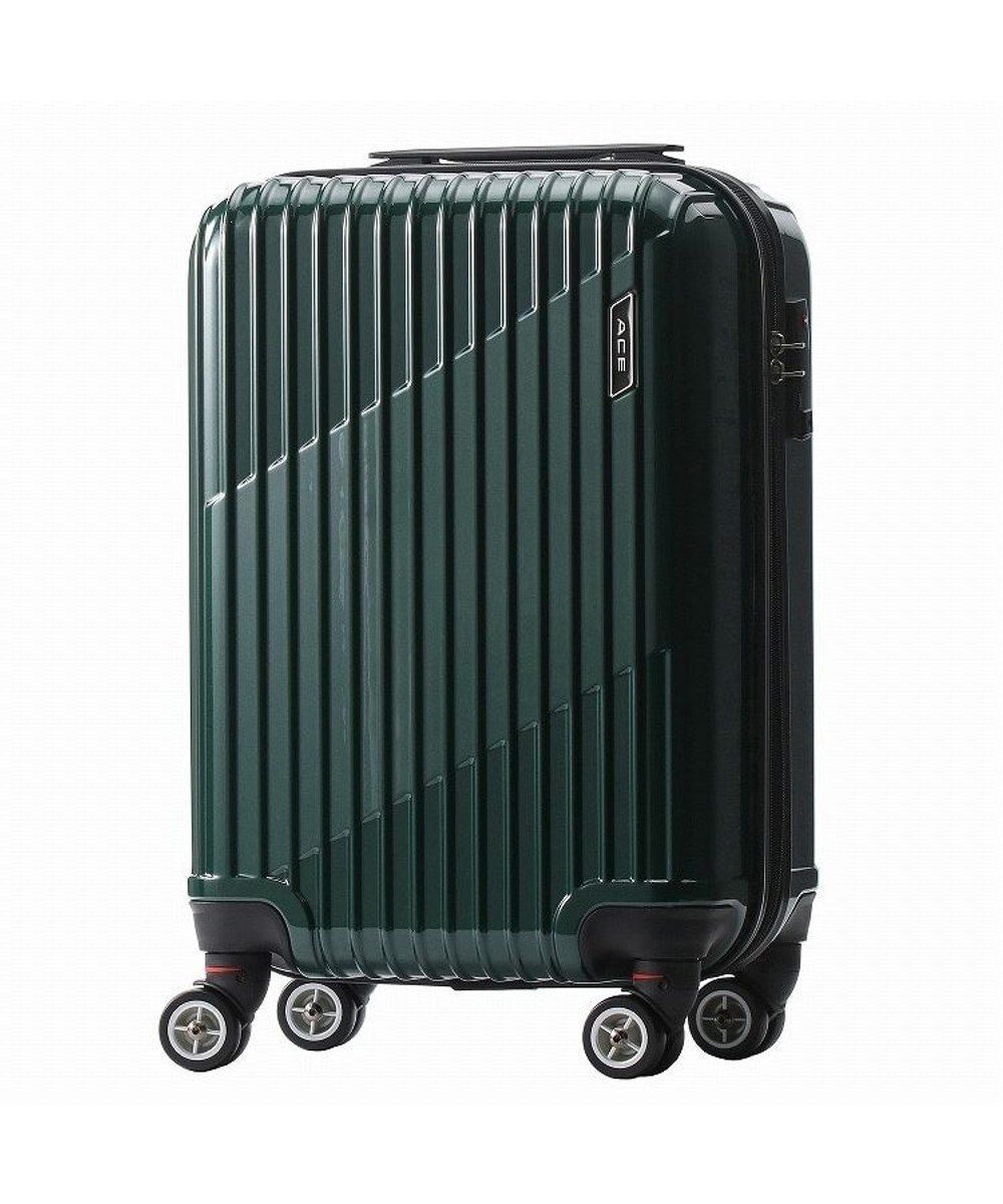 【エースバッグズアンドラゲッジ/ACE BAGS & LUGGAGE】のACE クレスタ スーツケース エキスパンド機能 2~3泊 機内持ち込み 06316 エース インテリア・キッズ・メンズ・レディースファッション・服の通販 founy(ファニー) 　ファッション　Fashion　レディースファッション　WOMEN　スーツ　Suits　スーツケース キャリーケース　Suitcase　ポケット　Pocket　再入荷　Restock/Back In Stock/Re Arrival　ダークグリーン|ID: prp329100003285879 ipo3291000000032143488