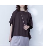 【ジェイプレスヨークストリート/J.PRESS YORK STREET】の【WOMEN】ファブリックスリーブ プルオーバー 人気、トレンドファッション・服の通販 founy(ファニー) ファッション Fashion レディースファッション WOMEN トップス・カットソー Tops/Tshirt シャツ/ブラウス Shirts/Blouses ロング / Tシャツ T-Shirts プルオーバー Pullover カットソー Cut and Sewn S/S・春夏 Ss・Spring/Summer おすすめ Recommend カットソー Cut And Sew スリーブ Sleeve 夏 Summer 春 Spring thumbnail ブラウン系|ID: prp329100003296658 ipo3291000000028398536