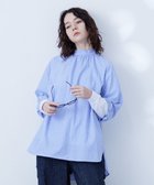 【ジェイプレスヨークストリート/J.PRESS YORK STREET】の【WOMEN】バックボタン ストライプブラウス 人気、トレンドファッション・服の通販 founy(ファニー) ファッション Fashion レディースファッション WOMEN トップス・カットソー Tops/Tshirt シャツ/ブラウス Shirts/Blouses S/S・春夏 Ss・Spring/Summer インナー Inner ストライプ Stripe チュニック Tunic パターン Pattern 夏 Summer 春 Spring 無地 Plain Color thumbnail ブルー系1|ID: prp329100003296659 ipo3291000000028398543