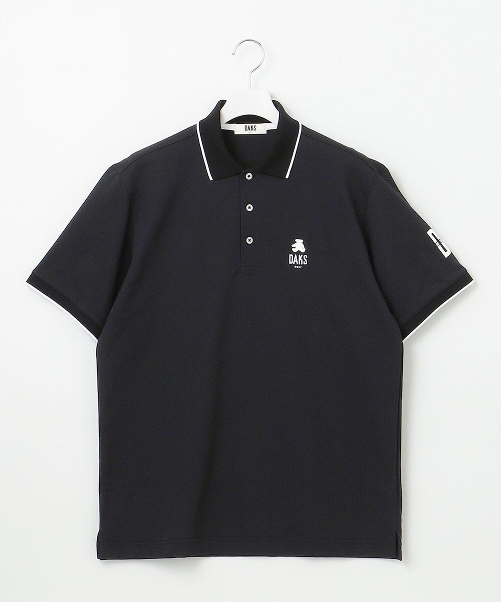 【ダックス ゴルフ/DAKS GOLF / MEN】の【MEN / DAKSベア】アロフトUVケアカノコ ポロシャツ インテリア・キッズ・メンズ・レディースファッション・服の通販 founy(ファニー) 　ファッション　Fashion　メンズファッション　MEN　トップス・カットソー　Tops/Tshirt/Men　シャツ　Shirts　ポロシャツ　Polo Shirts　春　Spring　吸水　Water Absorption　スポーティ　Sporty　定番　Standard　ポロシャツ　Polo Shirt　S/S・春夏　Ss・Spring/Summer　夏　Summer　ゴルフ　Golf　ブラック系|ID: prp329100003296671 ipo3291000000027431389