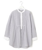 【ジェイプレスヨークストリート/J.PRESS YORK STREET】の【WOMEN】クレリックバンドドレス シャツ ライトグレー系1|ID: prp329100003296701 ipo3291000000029173734