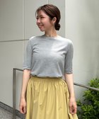 【アンフィーロ 自由区/UNFILO】の【汗ジミが目立たない/吸水速乾】マルチエフェクト 二の腕スッキリTシャツ グレー|ID: prp329100003296881 ipo3291000000028398625